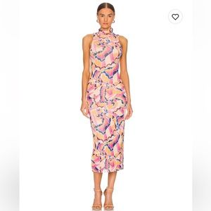 AFRM Poste Midi Dress, Small